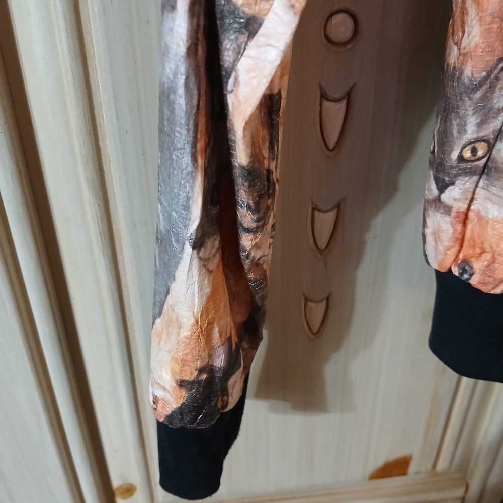 Cat Lover's Multicolor Bomber Jacket - image 3